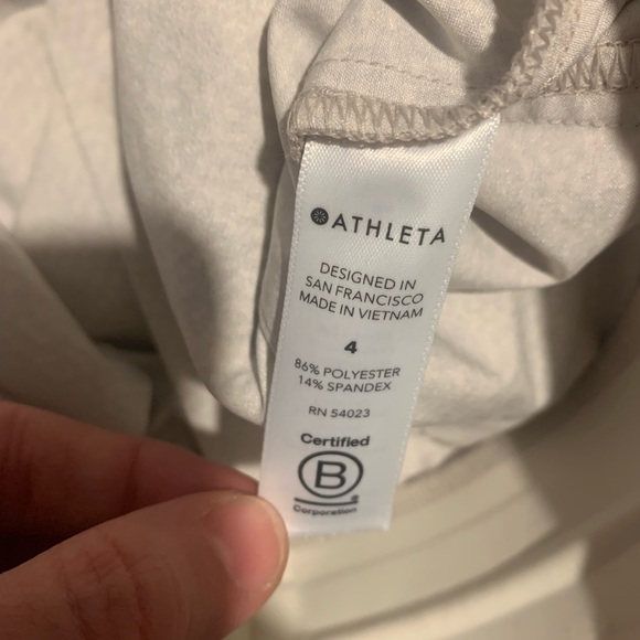 Athleta Venture Printer Pant Joggers in Viper Gray Women's size 4 - Picture 13 of 13